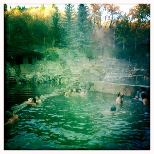 Our next stop was Strawberry Park Hot Springs.
